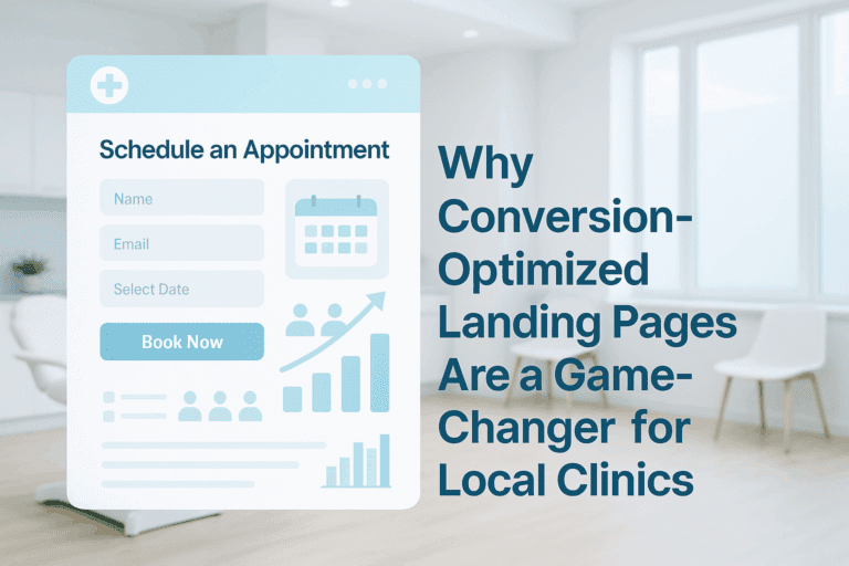 Why Conversion-Optimized Landing Pages Are a Game-Changer for Local Clinics