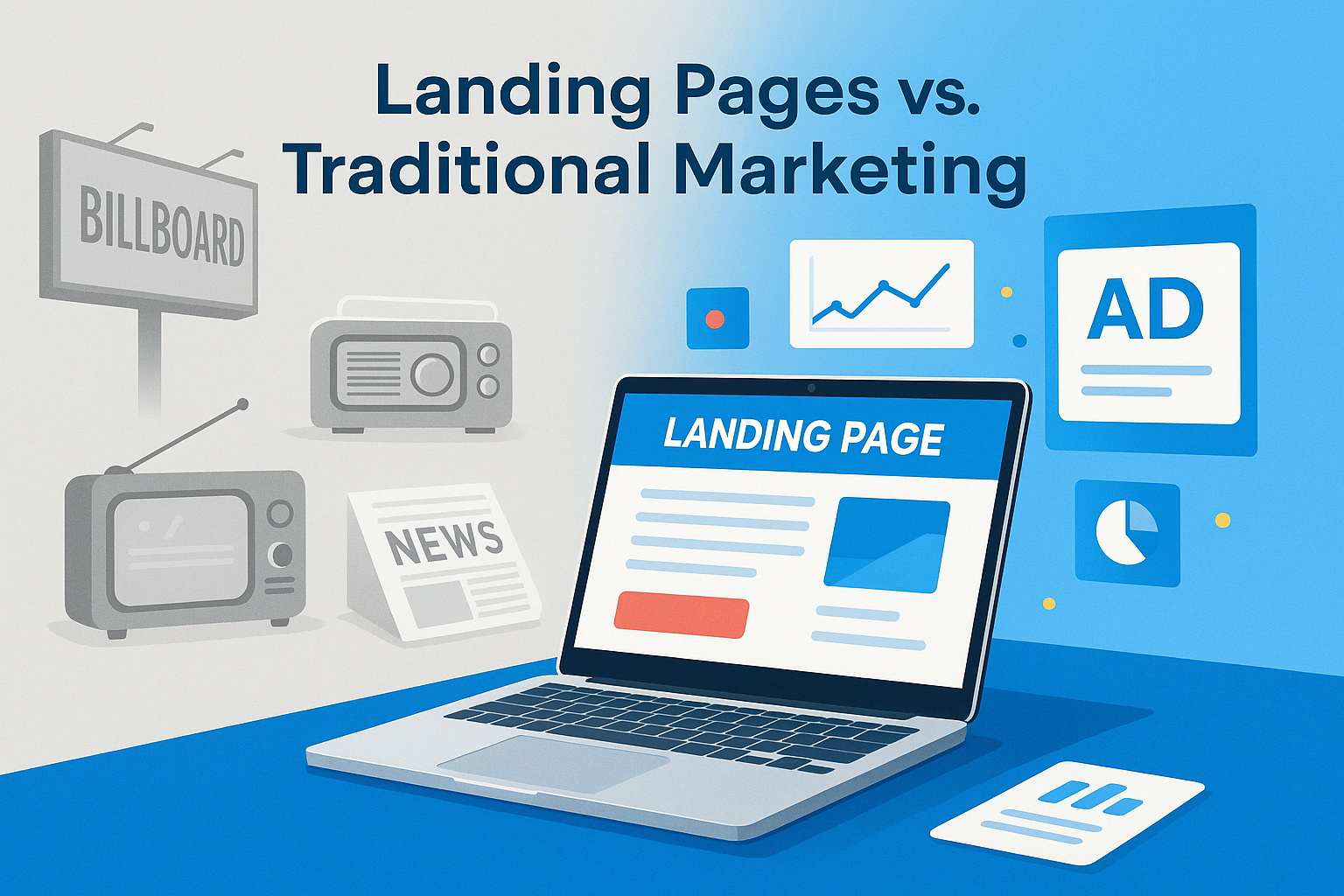 Conversion-Optimized Landing Pages vs. Traditional Marketing: Which Wins?